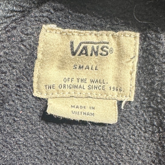 Vans Charcoal Zip-Up Hoodie - Picture 2 of 3
